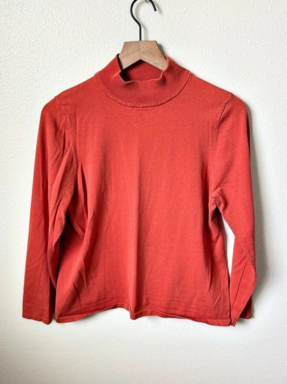 Pendleton Rust Orange Turtleneck Sweater Size Large